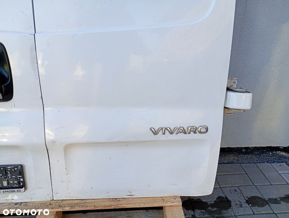 drzwi tylne lewe prawe tył kompletne białe opel vivaro a trafic ii primastar 2001-2014 komplet - 5