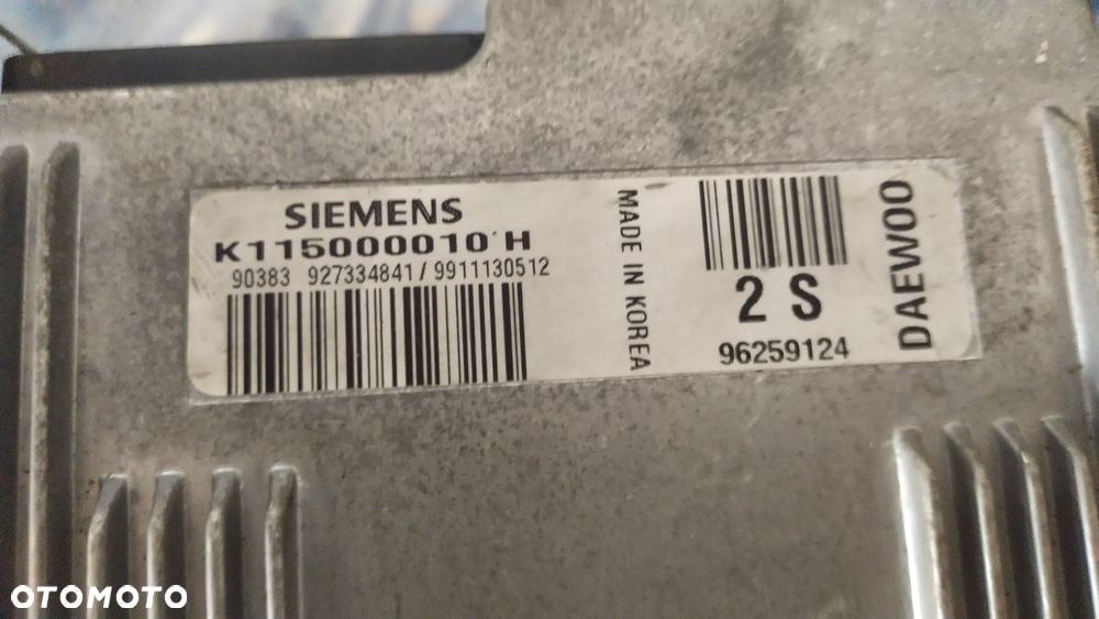 Daewoo Matiz Sterownik silnika Siemens K115000010H - 2