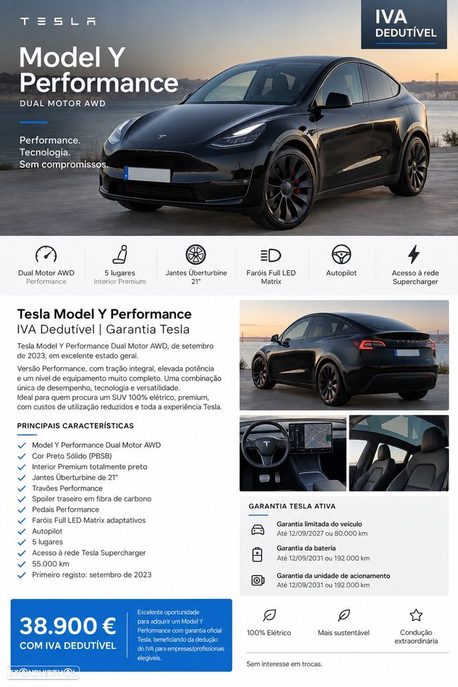 Tesla Model Y Performance Dual Motor AWD - 1