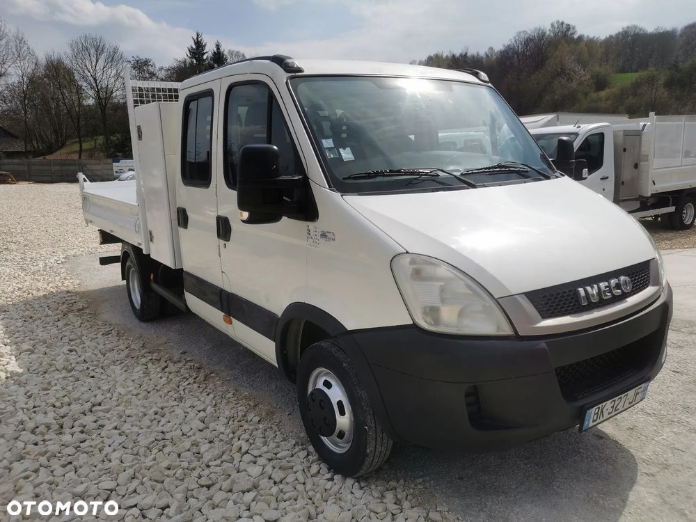 Iveco Daily 35C13 Brygadówka wywrotka Klimatyzacja Dubel hak kiper doka - 19