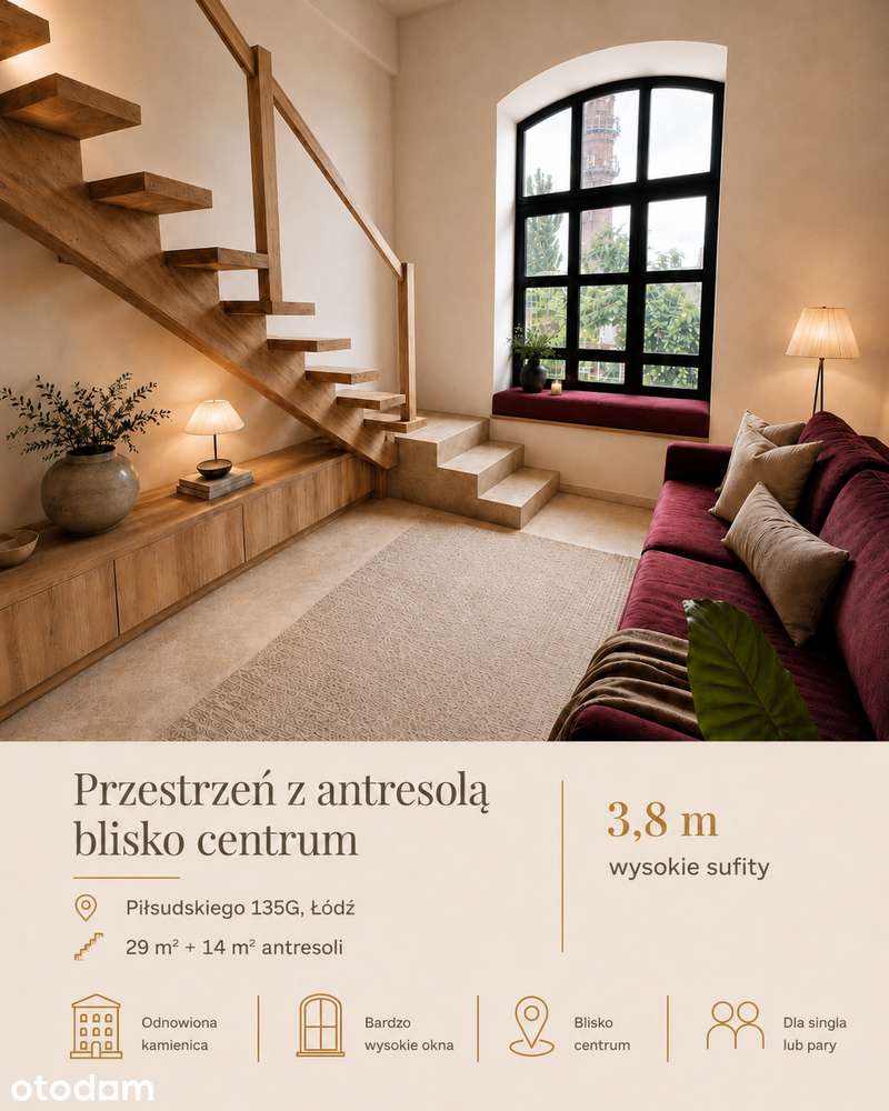 Loft 42m2 gotowy pod najem | WIMA | umeblowany, garaż w cenie