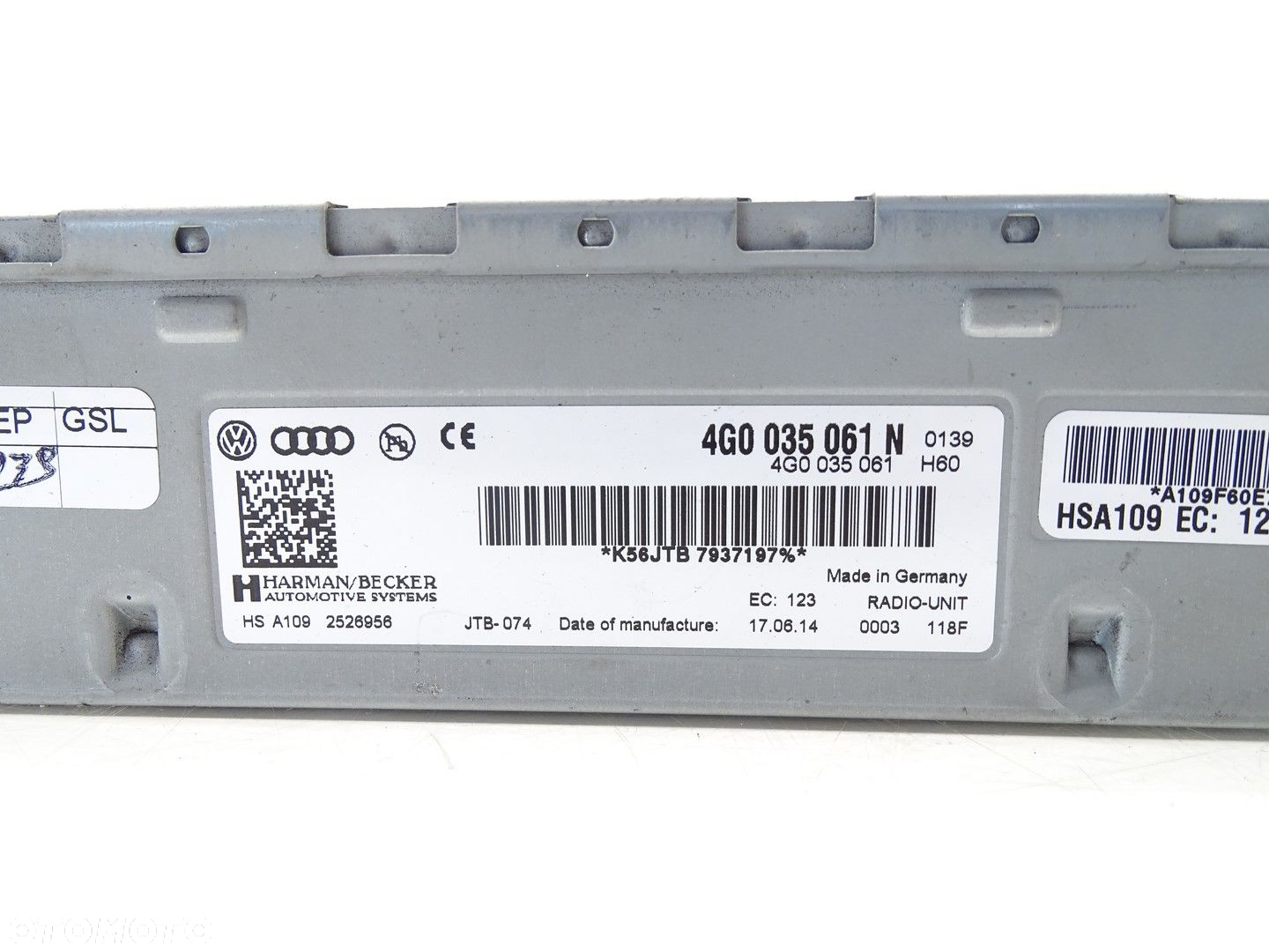 MODUŁ TUNER RADIA RADIOWY NAVI NAWIGACJI AUDI A6 C7 A7 4G A5 8T 4G0035061N - 5