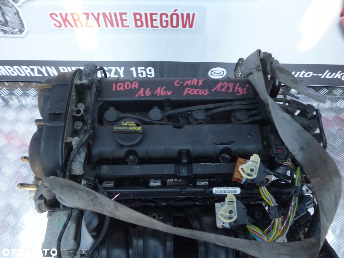 SILNIK FORD FOCUS 1.6 16V IQDA 129 TYS - 2