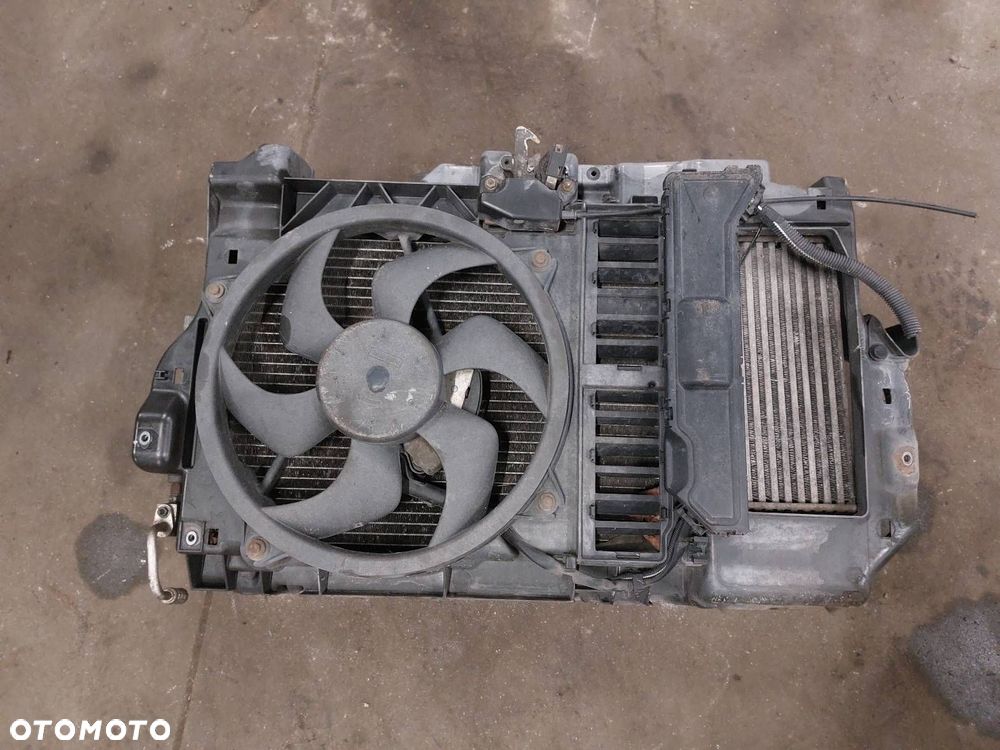PAS PRZEDNI + KOMPLET CHŁODNIC + WENTYLATOR PEUGEOT 407 I 1.6 HDI - 5