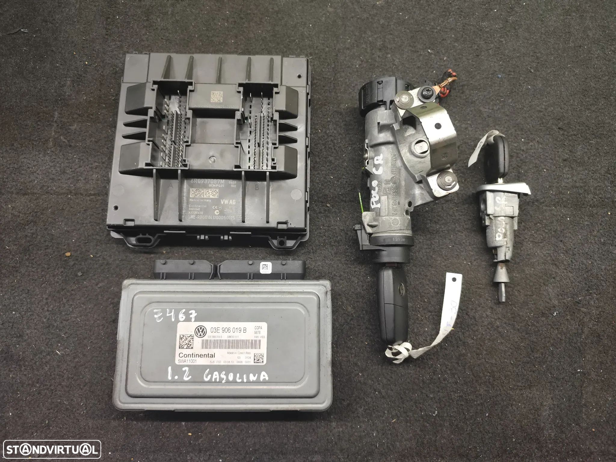 VW POLO 6R 1.2 GASOLINA CONJUNTO DE IGNIÇÃO - Z467 - 1