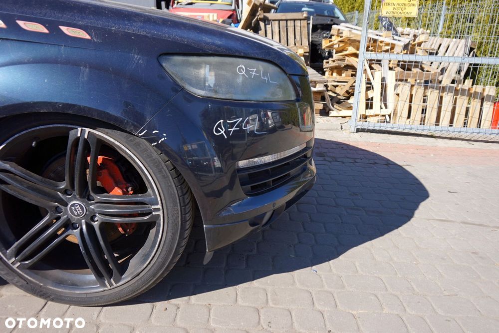MASKA ZDERZAK BŁOTNIKI LAMPY Q7 4L LIFT LZ5Q  AUDI 2009-2015 CZARNY PRZÓD KOMPLETNY - 24