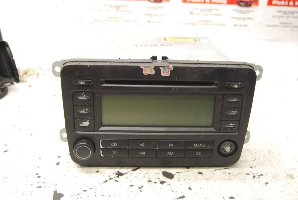 RADIO FABRYCZNE CD ORYGINAŁ VW GOLF V PASSAT B6 TOURAN I 1K0035186P - 11