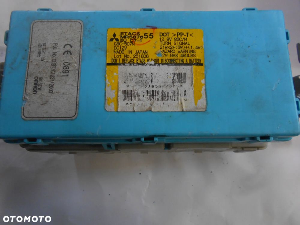 Zestaw Startowy Komputer Stacyjka Pętla Kluczyk  Mitsubishi Grandis Outlander II 2.0 DID 0281012535 - 5