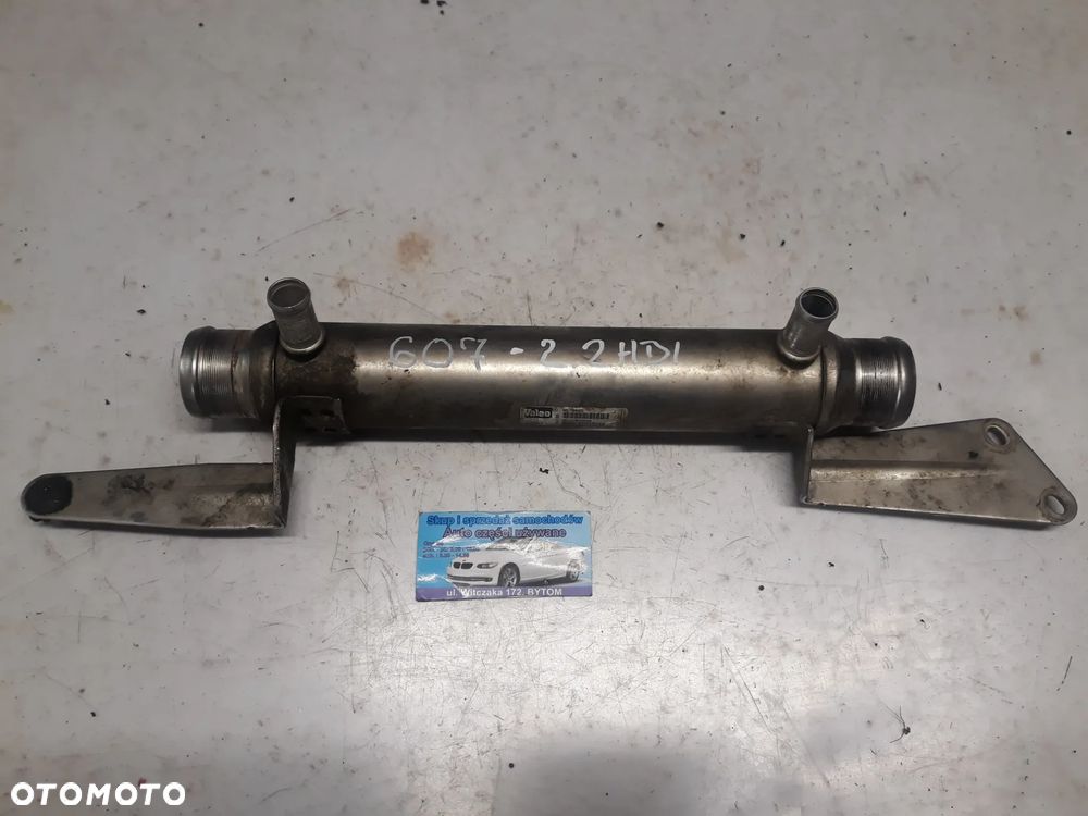 CHŁODNICA SPALIN PEUGEOT 607  2,2 HDI  2003r  9637969480 - 1