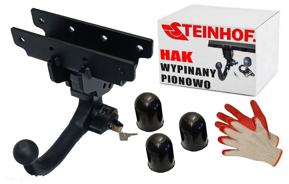 WYPINANY PIONOWO ZABEZPIECZONY KLUCZYKIEM AUTOMATYCZNY HAK HOLOWNICZY JEEP GLADAITOR od2019 JT - 2