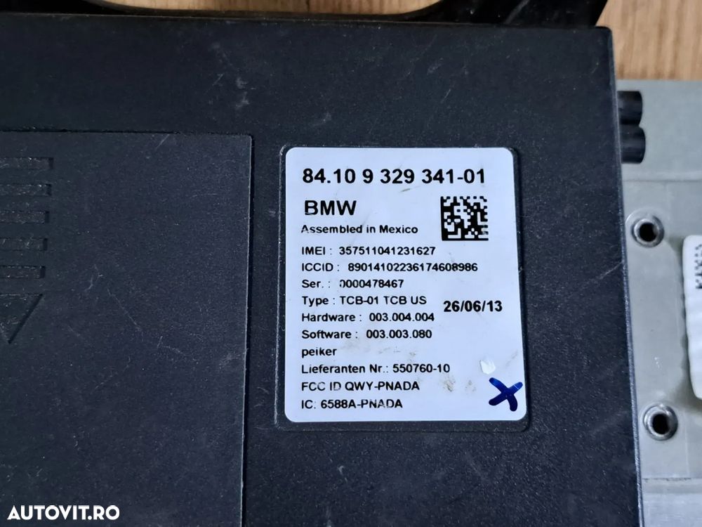 Unitate control ECU Modul TCB 01 Bluetooth original BMW Seria F 1 2 3 4 5 6 7 X1 X3 X4 X5 X6 - 2