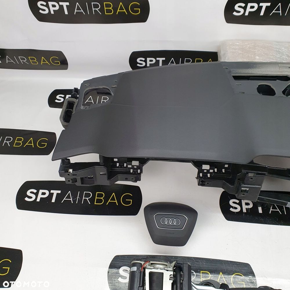 AUDI A6 C8 DESKA ROZDZIELCZA KONSOLA KOKPIT PULPIT PODUSZKI AIRBAG AIR BAG PASY KIT SET - 2