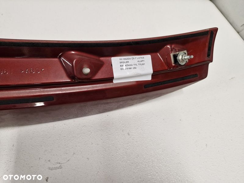 mazda cx-7 cx7 spoiler lotka klapy bagażnika tył tylna eh66-51961 - 7