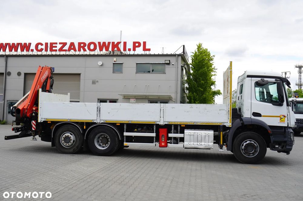 Mercedes-Benz Arocs 2536 6x2 / 200 tys. km / HDS Fassi F195 / Rotator / Pilot / Platforma 17 EPAL - 3