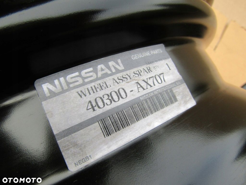 Felga 15 Nissan Micra K12 K13 5,5j 4x100 ET50  czujnik TPMS / Oryginał - 9