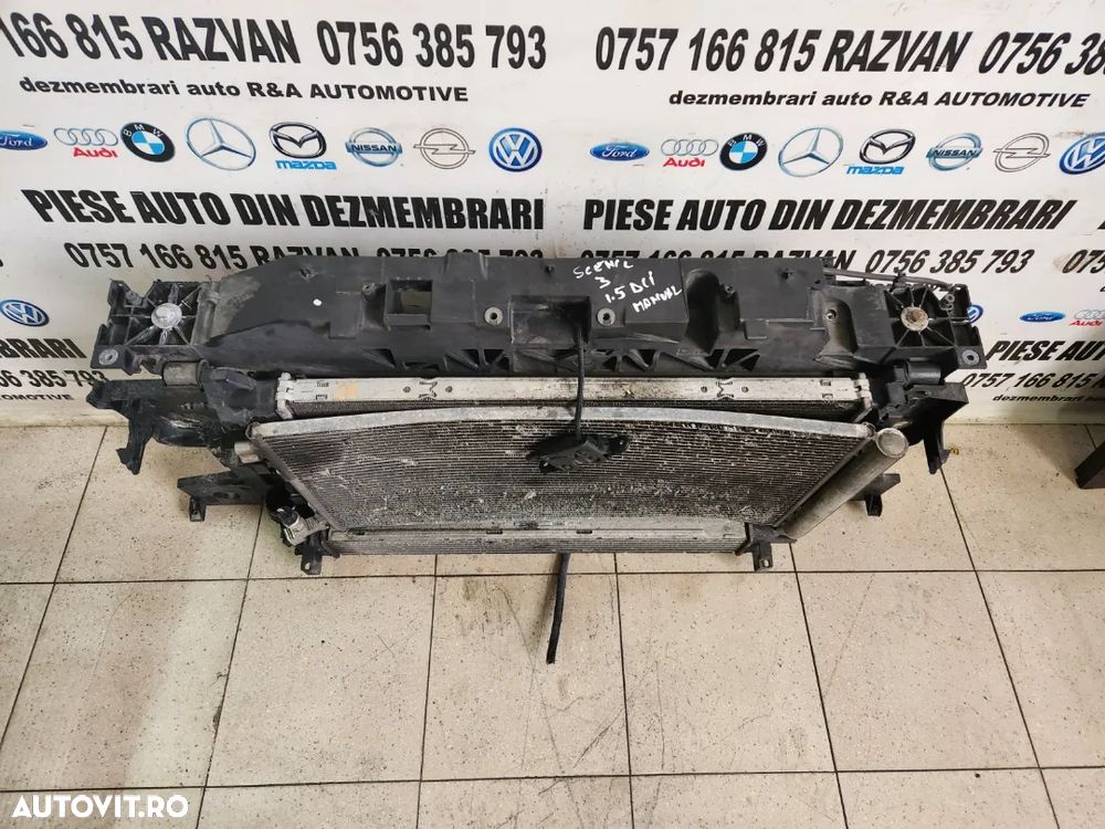 Trager Calandru Fata Complet Radiator Apa Clima Intercooler Termocupla Renault Scenic 3 Grand Sceni - 5