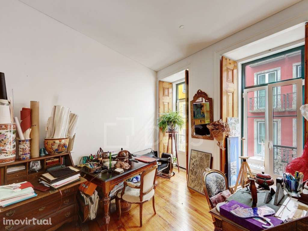 Apartamento T3+2 com grande terraço na Praça da Alegria - Grande imagem: 5/20