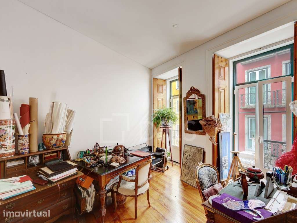 Apartamento T3+2 com grande terraço na Praça da Alegria - Grande imagem: 5/20
