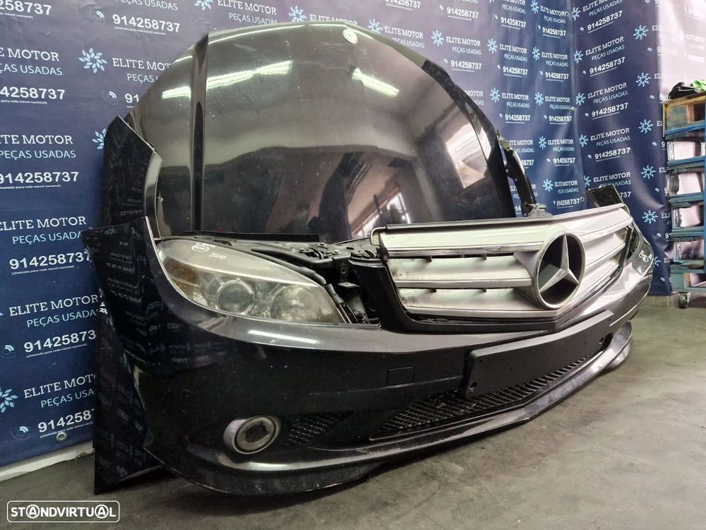 Frente completa usada MERCEDES CLASS C W204 PACK AMG CDI parachoques oticas capot guardalamas reforço - 1