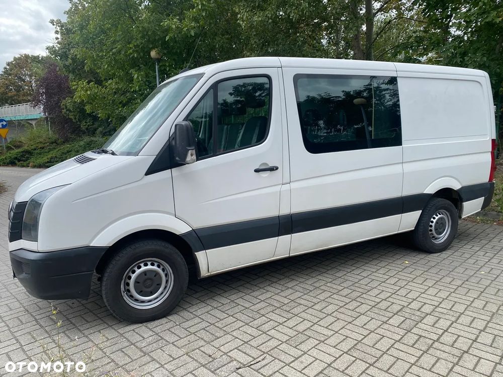Volkswagen Crafter 2.0 Tdi 136KM Klima Brygadowka Doka 6 osobowa  2016 Zadbany - 3