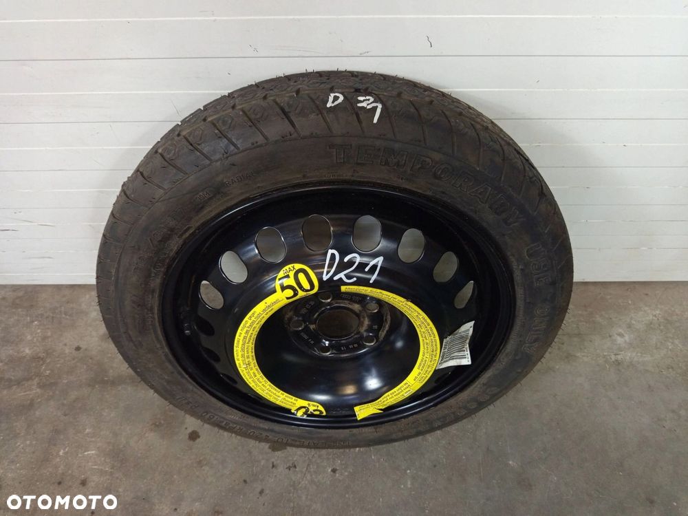 KOŁO DOJAZDOWE AUDI A4 B6 B7 4X17J ET35 125/80R17 5X112 8E0601027C - 2