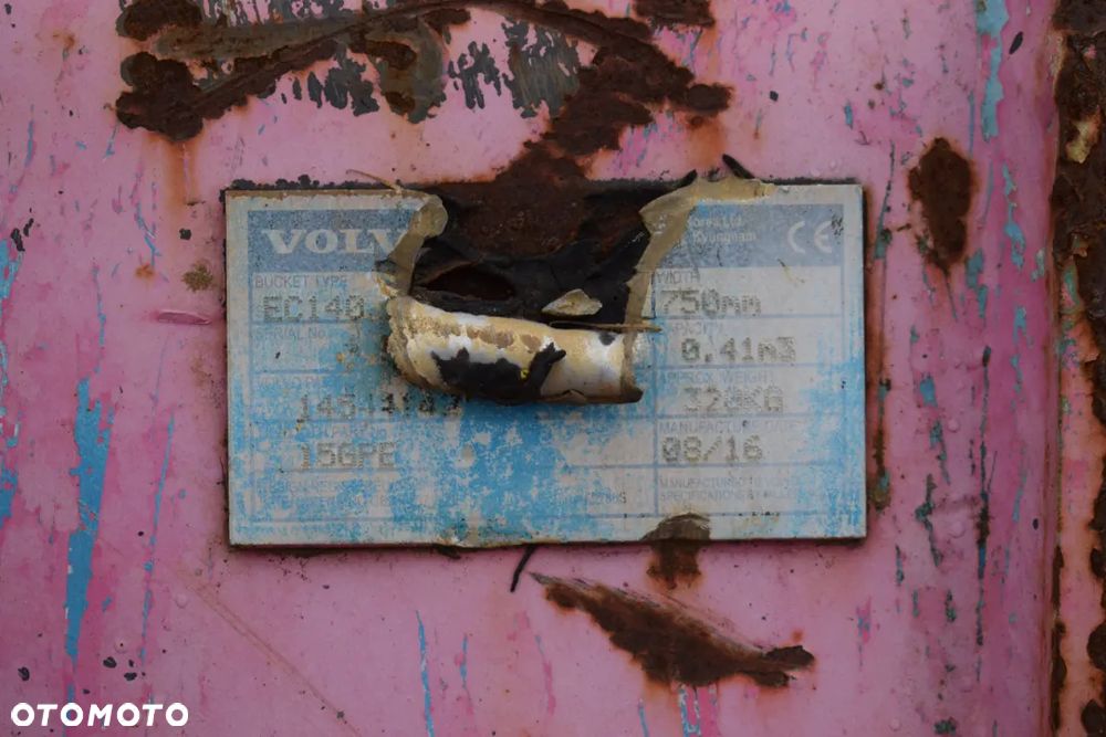 Łyżka kopiąca Volvo * 75 CM * fi 65 * - 6