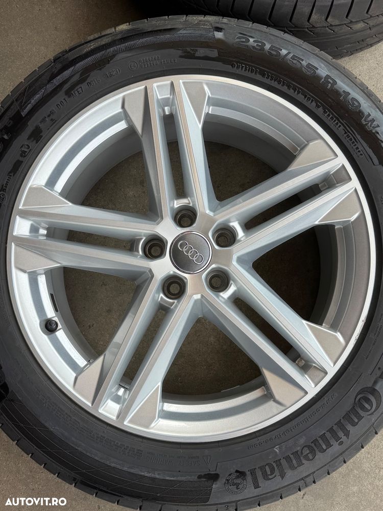 Vând jante originale Audi Q5 cu anvelope de vară ca noi - 5