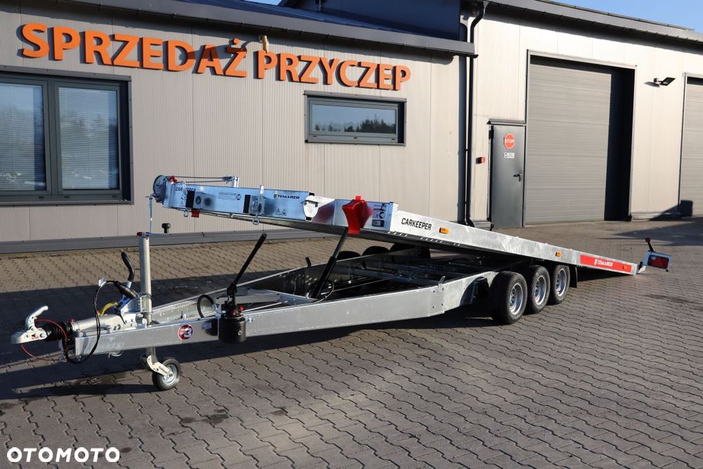 TEMARED /MARTZ CARKEEPER 5820/3 3,5T 580x207cm, Uchylna hydraulicznie , Wypełnienie blachą alu, 3 osie, DMC 3500kg ,koła 10C - 14