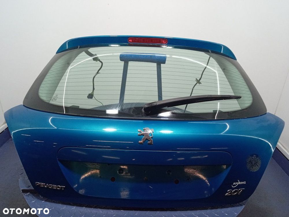 PEUGEOT 207 HB 3D KLAPA BAGAŻNIKA TYŁ TYLNA KMU - 1