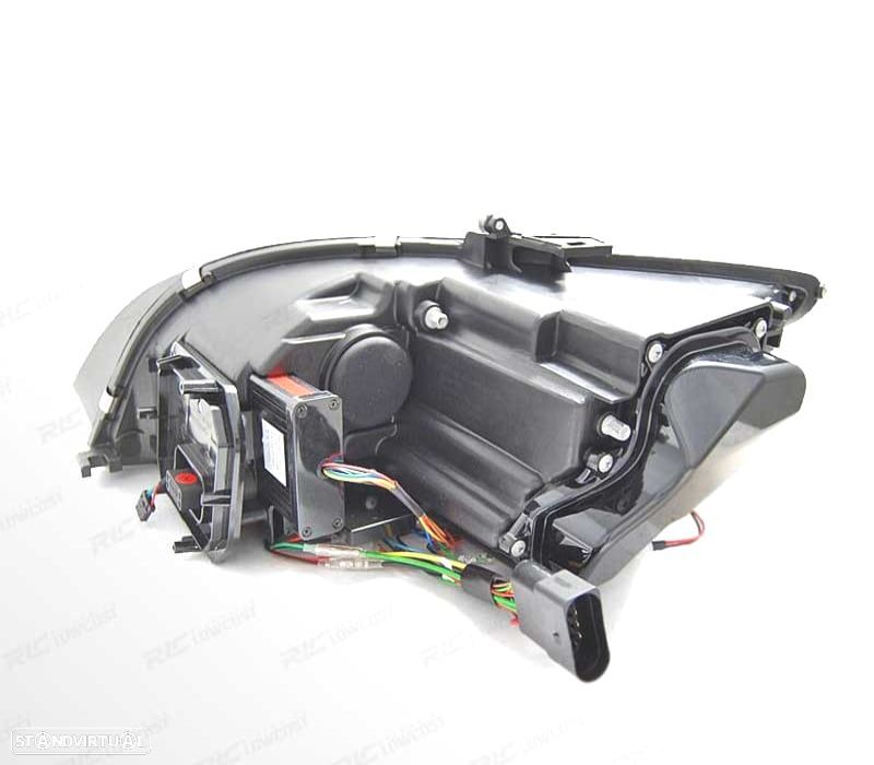 FARÓIS AUDI TT 8J 10-14 XENON LUZ DIURNA LED DINAMICOS AFS PRETO - 3