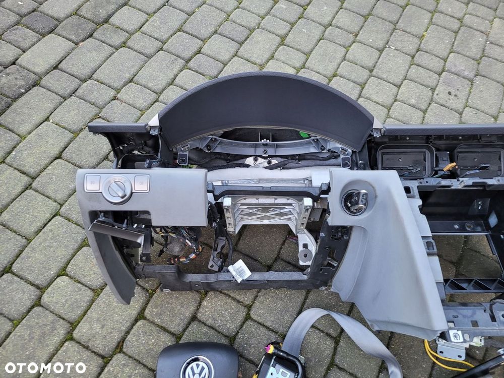 VW PHAETON II LIFT DESKA KONSOLA PODUSZKI PASY AIRBAG ORYGINAŁ 10-15R - 5