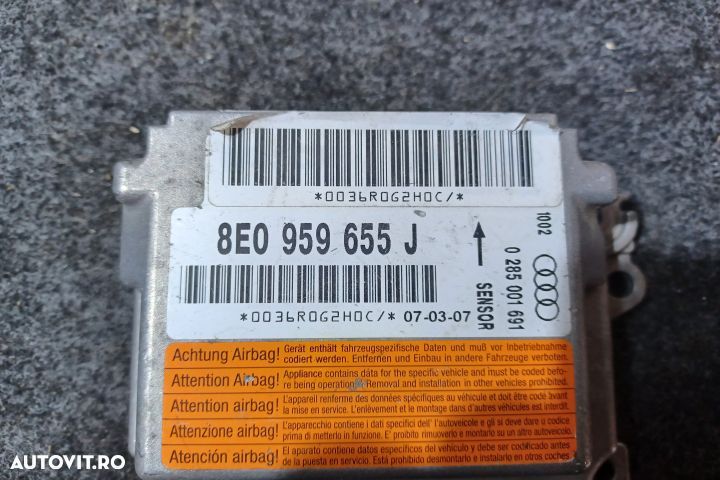 Calculator airbag 8E0959655J Audi A4 B6 [2000 - 2005] Sedan 1.9 TDI M - 4