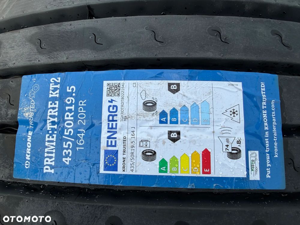 Nowe opony KRONE 14mm bieżnika 435/50/19,5' - 4
