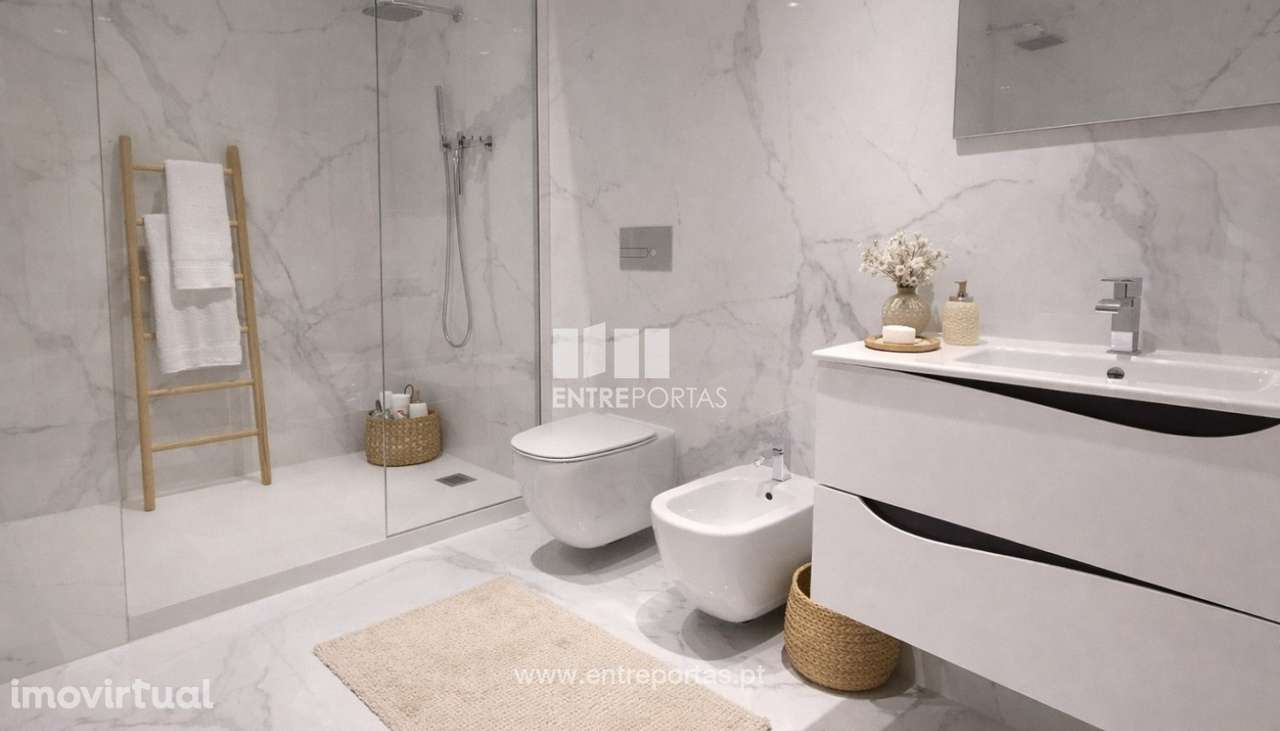 Venda de Apartamento T3 novo de luxo, próximo da praia,Póvoa de Varz - Grande imagem: 5/10