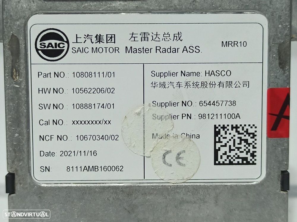 MÓDULO ELETRÓNICO MG ROVER MG HS 1.5 EHS HYBRID - 2