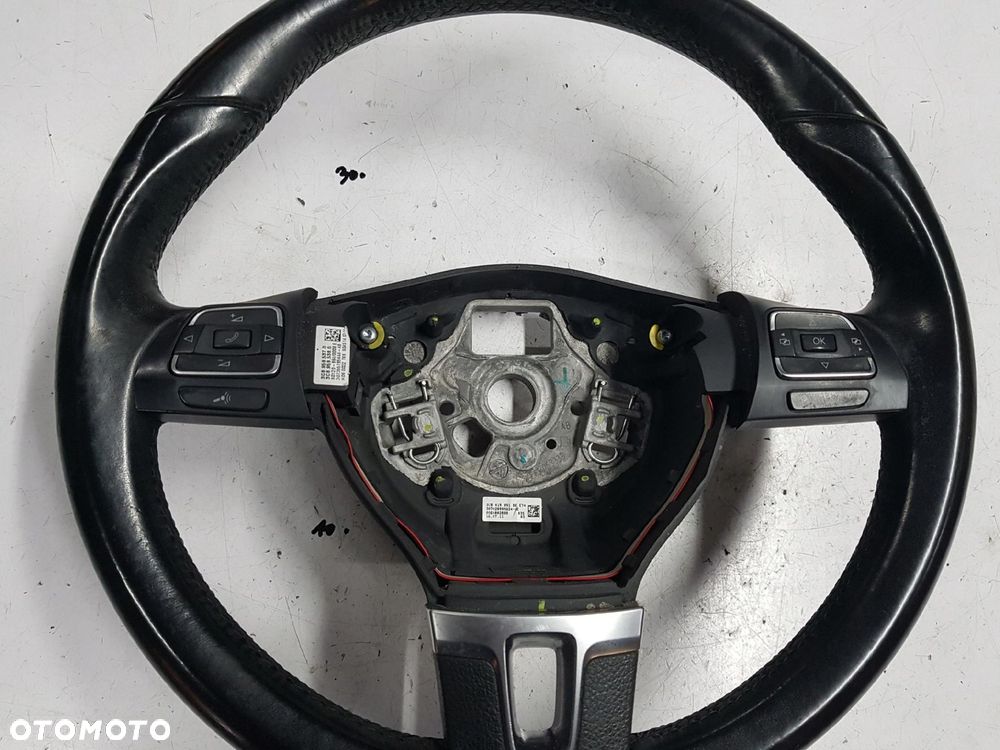 VW PASSAT B7 10-14r PASSAT CC GOLF VI KIEROWNICA SKÓRZANA 3C8419091BE - 2