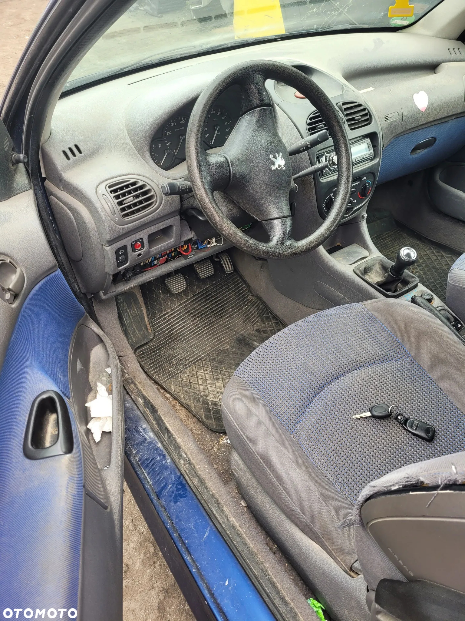 Części- Peugeot 206 1360 55kW benzyna 2001r. - 4