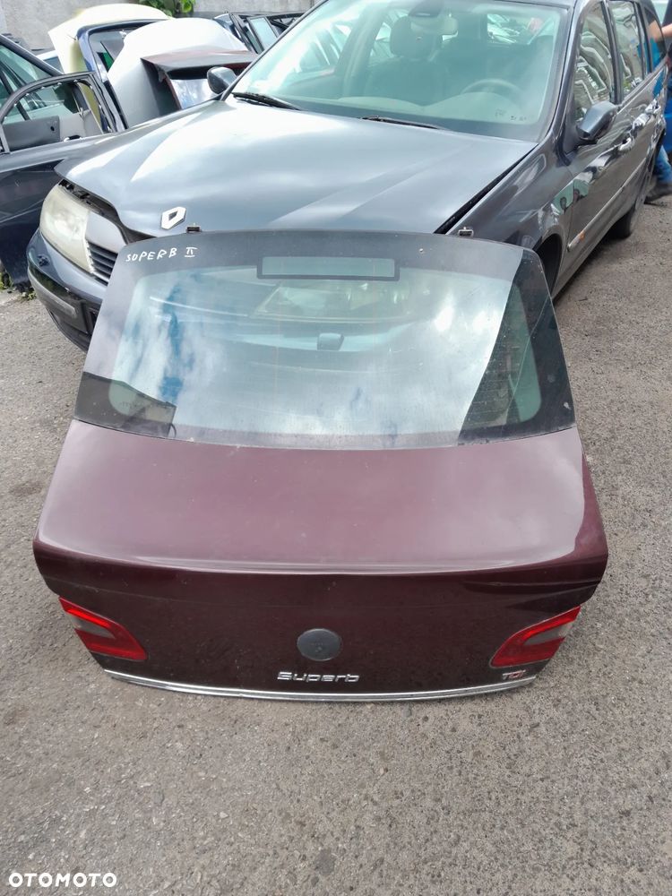 Klapa tylna pokrywa bagażnika SKODA Superb II 08-13r. 9893 Sedan HB - 1