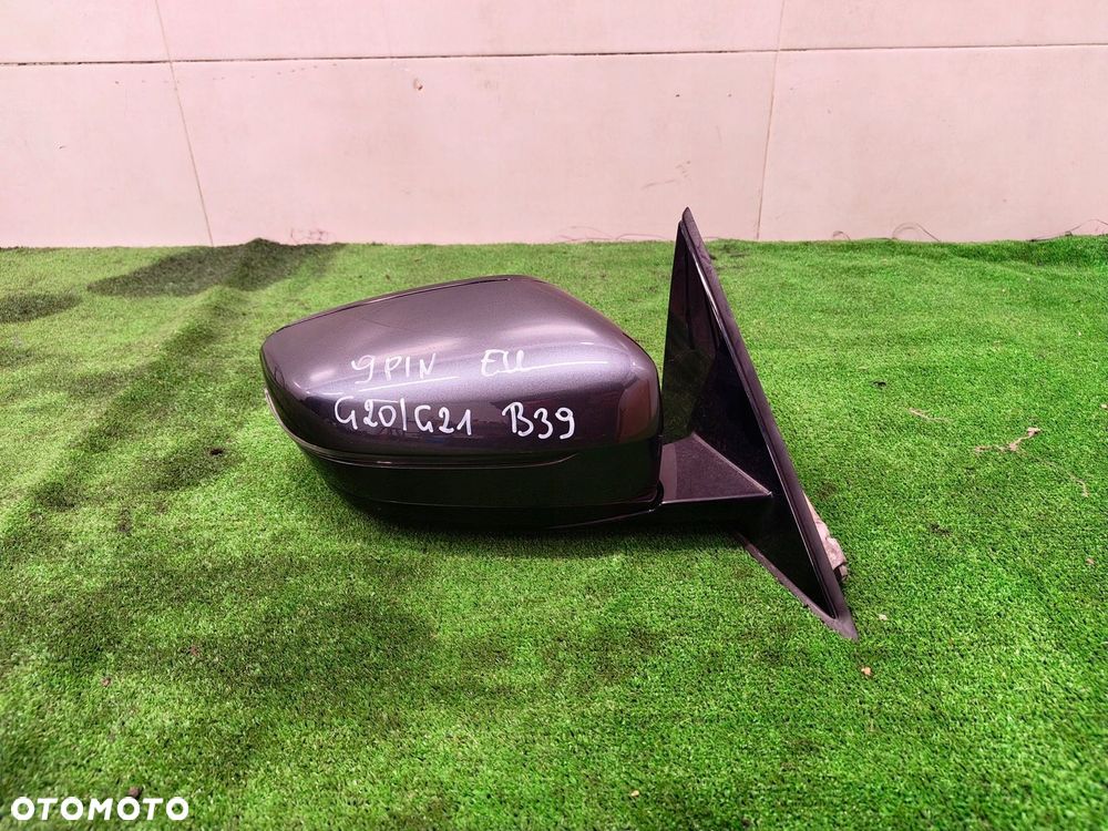 BMW 3 G20 LUSTERKO PRAWE 9PIN KAMERA SHADOWLINE ASYSTENT B39 - 1