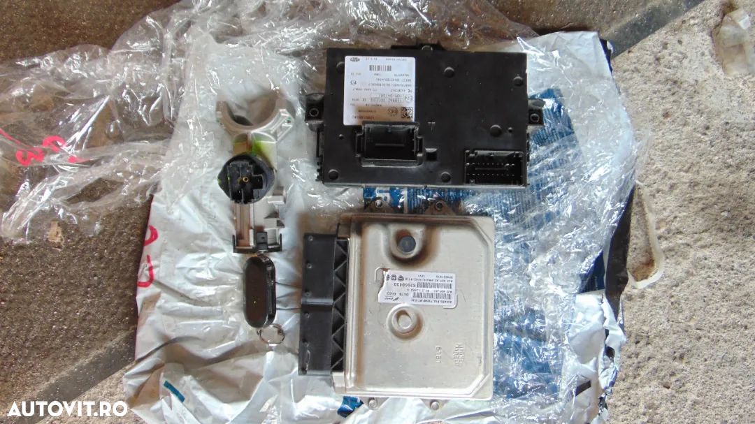 Kit pornire Fiat Ducato 2.3 euro 6 ecu cheie cip tablou sigurante modul - 1
