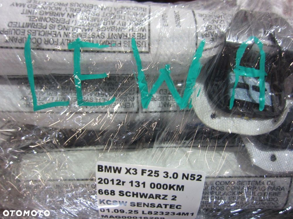 BMW X3 F25 KURTYNA POWIETRZNA AIRBAG LEWY LEWA PODUSZKA 72129182225 9182225 - 9