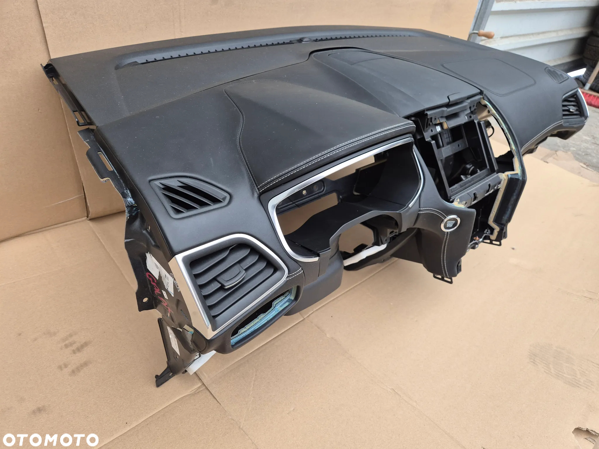 FORD GALAXY MK4 S-MAX MK2 VIGNALE KONSOLA SZYTA NIĆ ORYGINALNA NIE REGENEROWANA+PODUSZKA PASAŻERA KOMPLET - 7