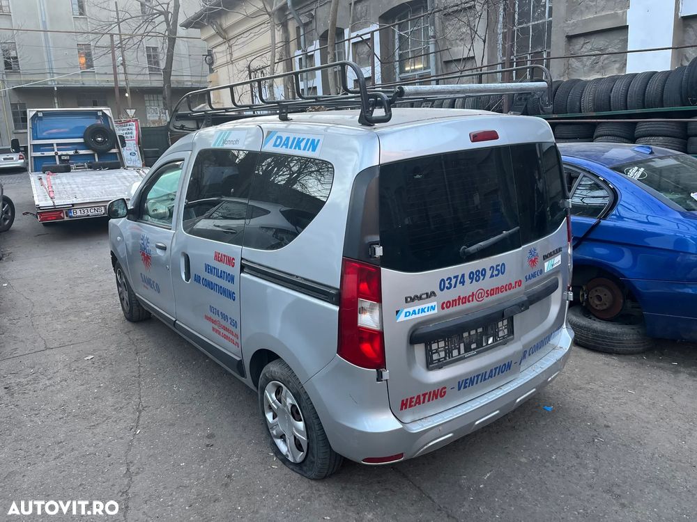 Usa dreapta spate batanta Dacia Dokker gri 2012-2022 model cu geam - 9