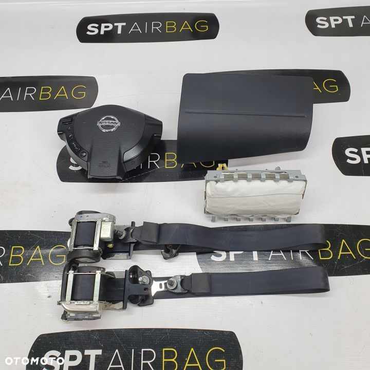 NISSAN EVALIA NV200 ZAŚLEPKA PODUSZKI AIRBAG AIR BAG PASY KIT SET - 1