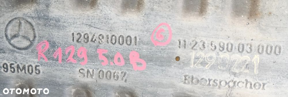 MERCEDES SL R129 94r 5.0 TŁUMIK KOŃCOWY 1294910001 - 2