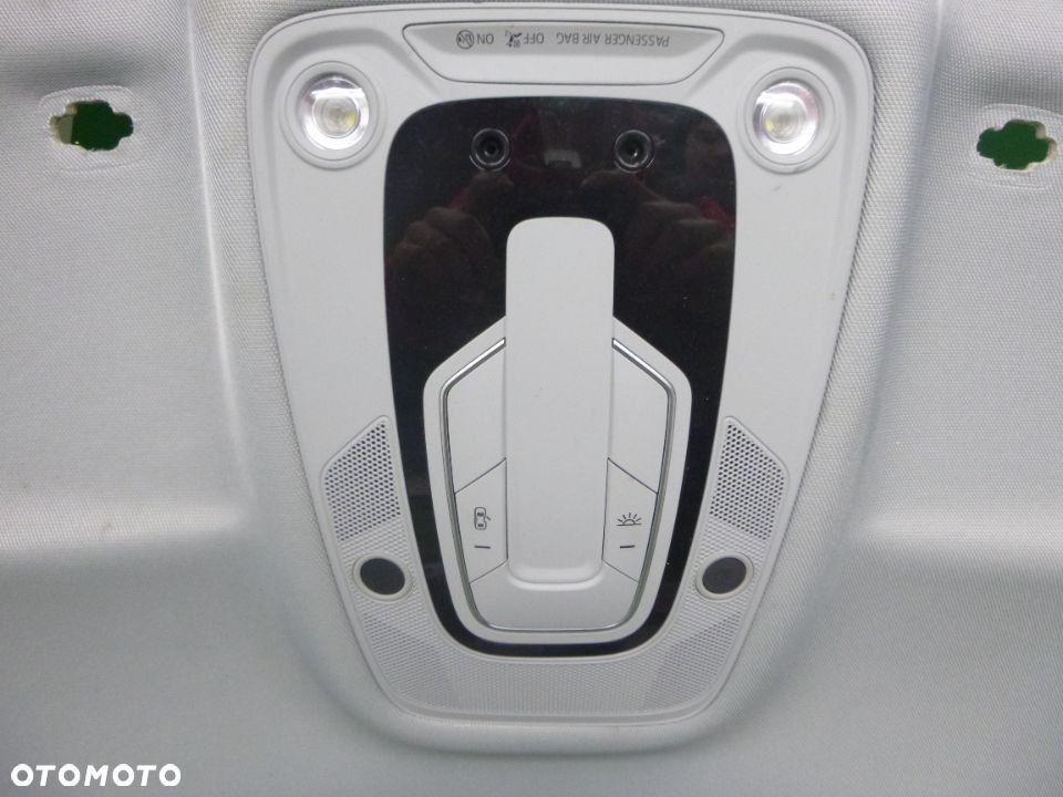 AUDI A4 B9 8W5 SEDAN OSŁONA SŁUPKA SRODKOWEGO RACZKI PODSUFITKI OSŁONA PRZECIW SŁONECZNA SŁONECZNIKI PODSUFITKA JASNA OSŁONA SŁUPKA TYLNEGO 8W5867506B 8W0867243D  8W5867246A 8W5867288 4M0857607 - 3