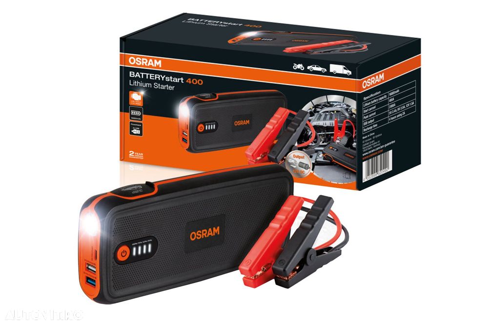 OSRAM Starter Baterie Auto BATTERYstart400 12V OBSL400 - 1
