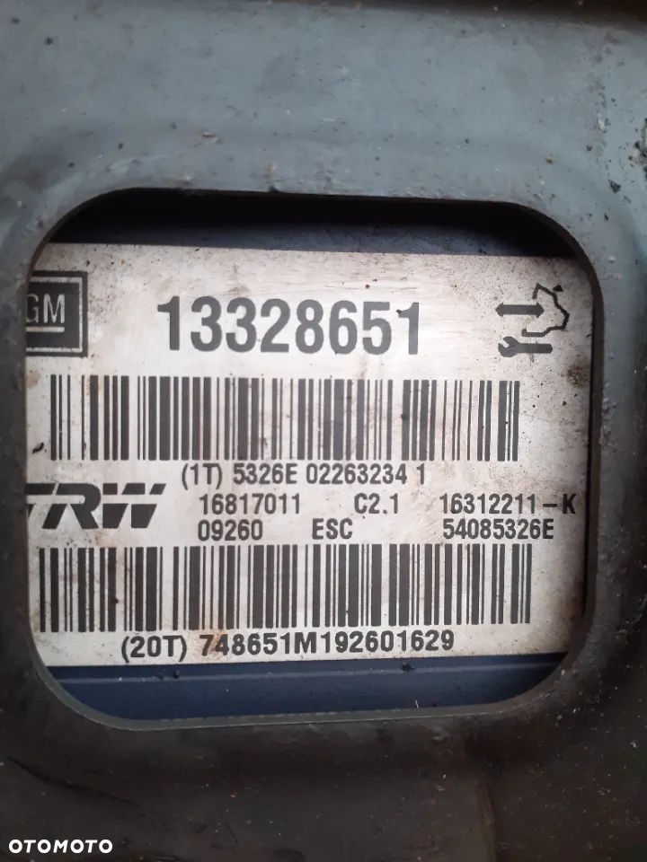 POMPA ABS OPEL INSIGNIA 2.0 CDTI 2010 13328651 WYSYŁKA! - 8