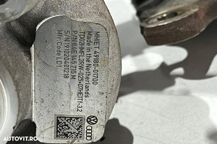 Turbo / turbina / turbosuflanta 1.4 TSI Hybrid 04E145715M Volkswagen - 4
