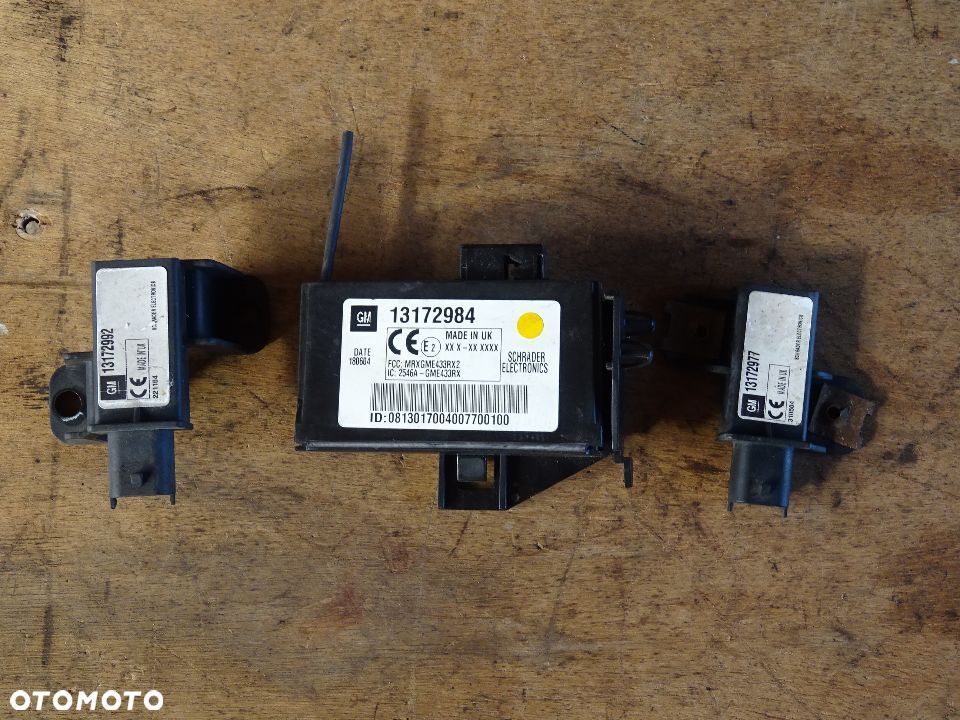 OPEL VECTRA C SIGNUM TPMS MODUŁ STEROWNIK CZUJNIK ODBIORNIK CIŚNIENIA W KOLE OPONIE KOMPLET